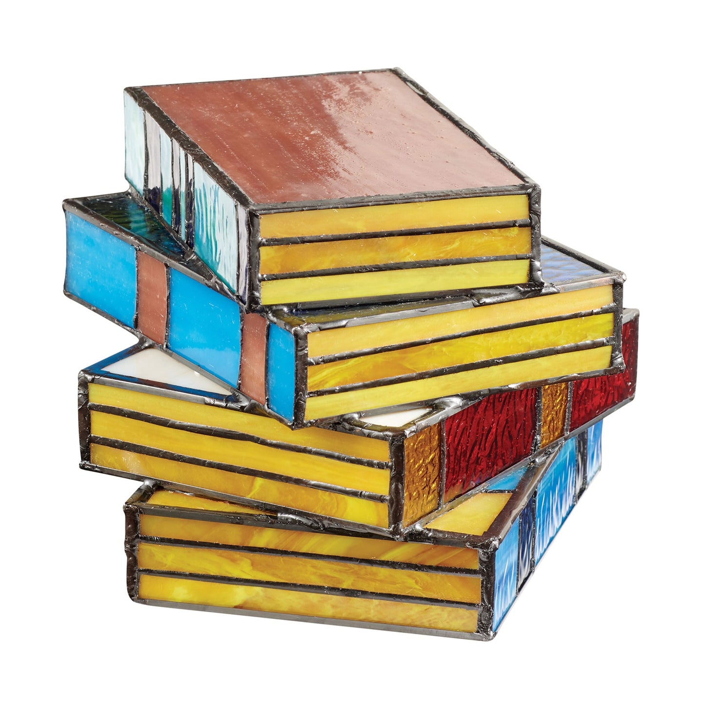 Stained Glass™ Stacked Books Lamp